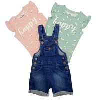 Denim Σαλοπέτα με Girlie Top