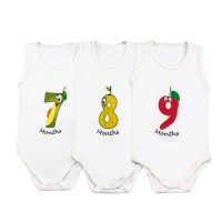 Δώρο για Baby Shower: 12 μήνες - Fruits